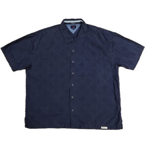 TOMMY Jeans Vintage Blue Snap Button-Up Shirt